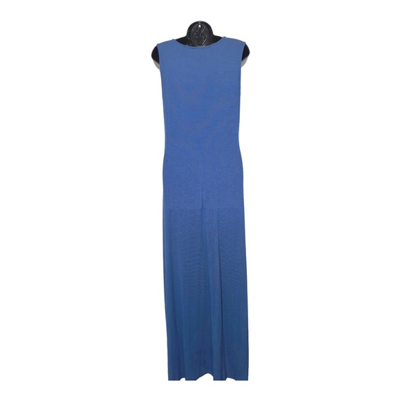 T Tahari Front Twist Crew Neck Sleeveless Maxi Dress Size S - Picture 5 of 6